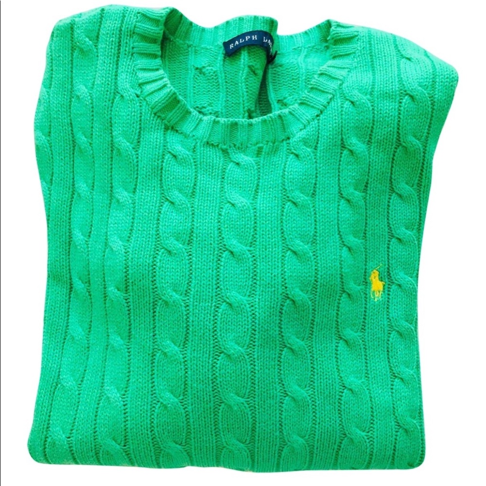 Ralph Lauren sweater, emerald green
